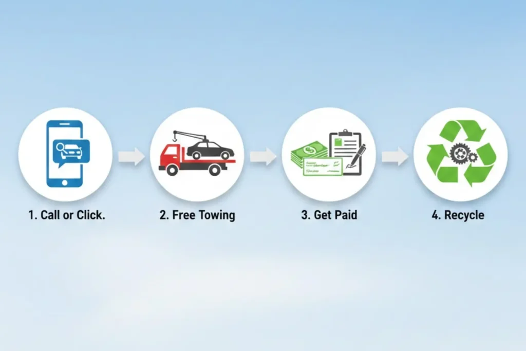 How Free Car Disposal Works – Step-by-Step