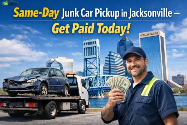 Same-Day Junk Car Pickup in Jacksonville – Get Paid Today