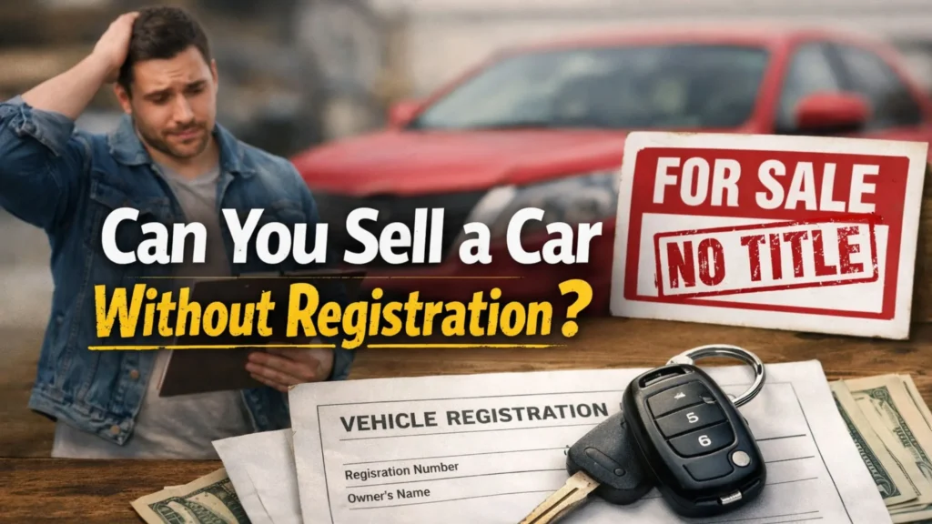 Can You Sell a Car Without Registration