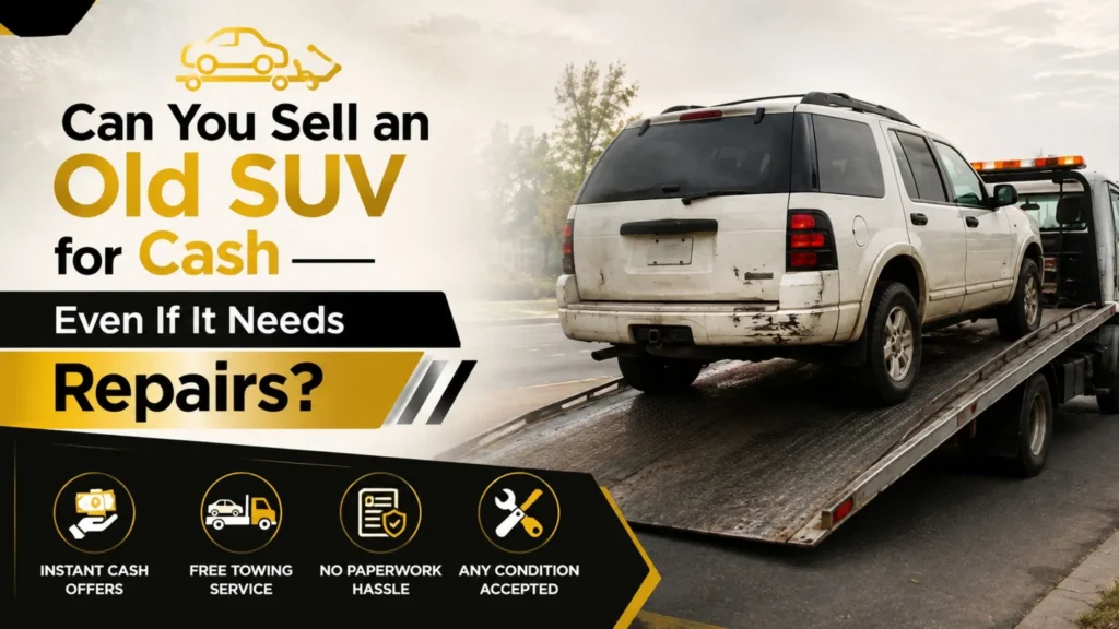 Can You Sell an Old SUV for Cash Even If It Needs Repairs