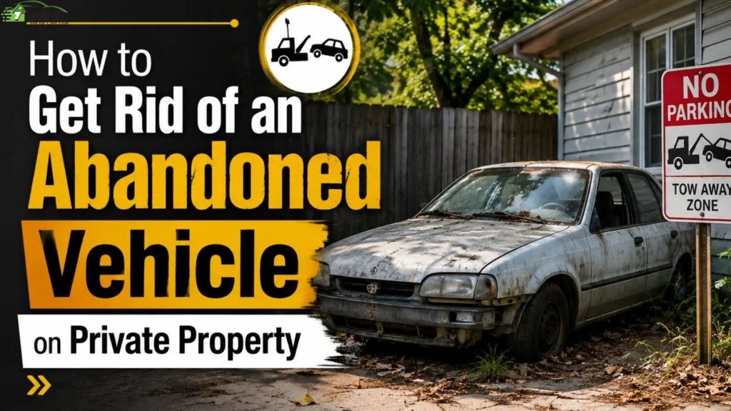 How to Get Rid of an Abandoned Vehicle on Private Property