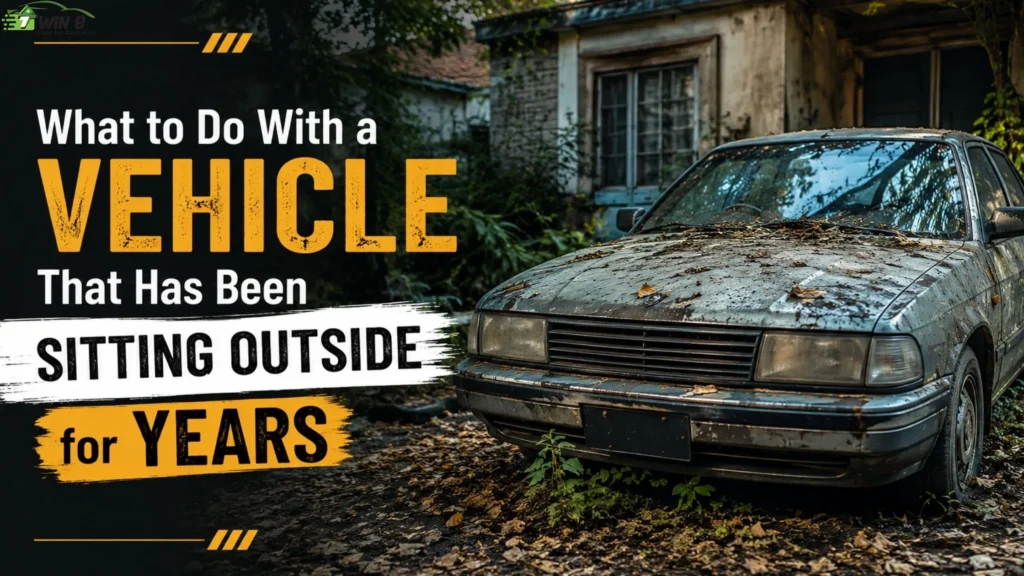 What to Do With a Vehicle That Has Been Sitting Outside for Years