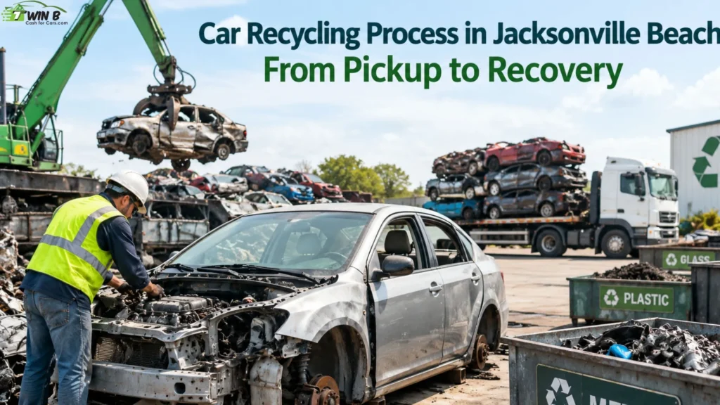 Car Recycling Process in Jacksonville Beach From Pickup to Recovery